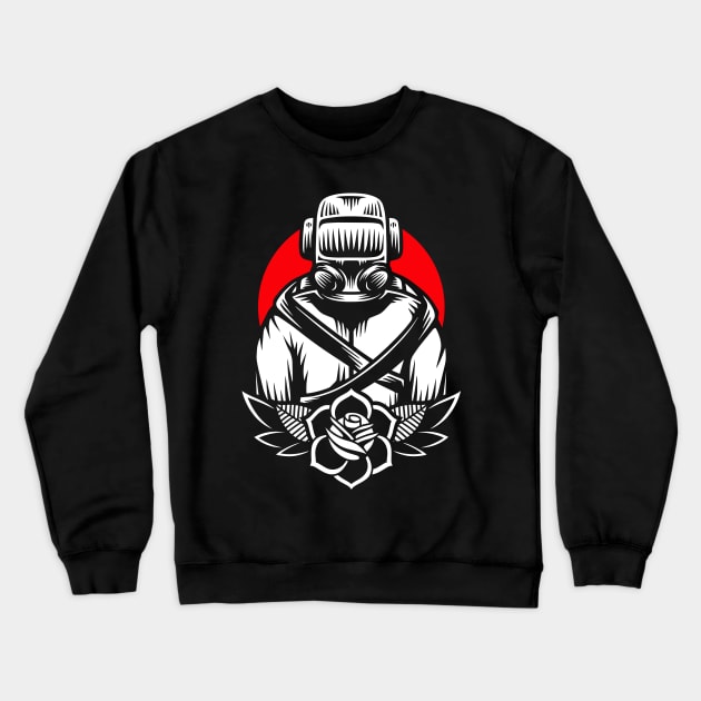 Worker Crewneck Sweatshirt by Alundrart